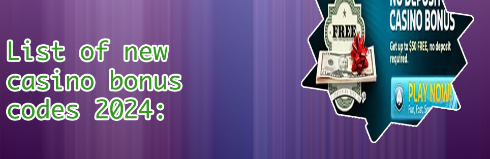 New no deposit codes for online casinos